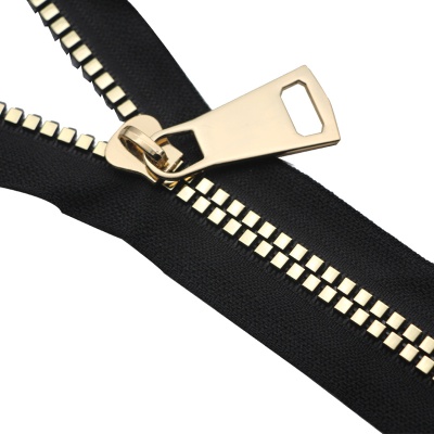 8号树脂拉链现货 方块牙仿金属码装拉链 箱包皮具树脂拉链批发