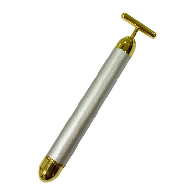 美妆工具美容棒导入棒24K金色电动按摩脸部振动现货紧致