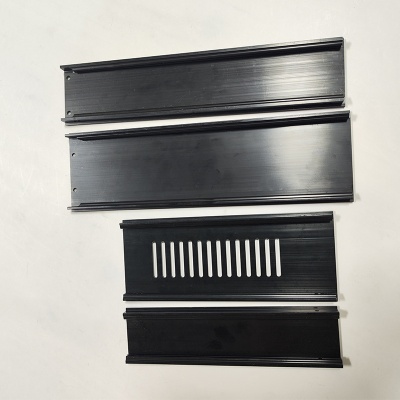 CNC精加工铝合金机箱外壳表面氧化功放音响铝型材铝定CNC精密机械