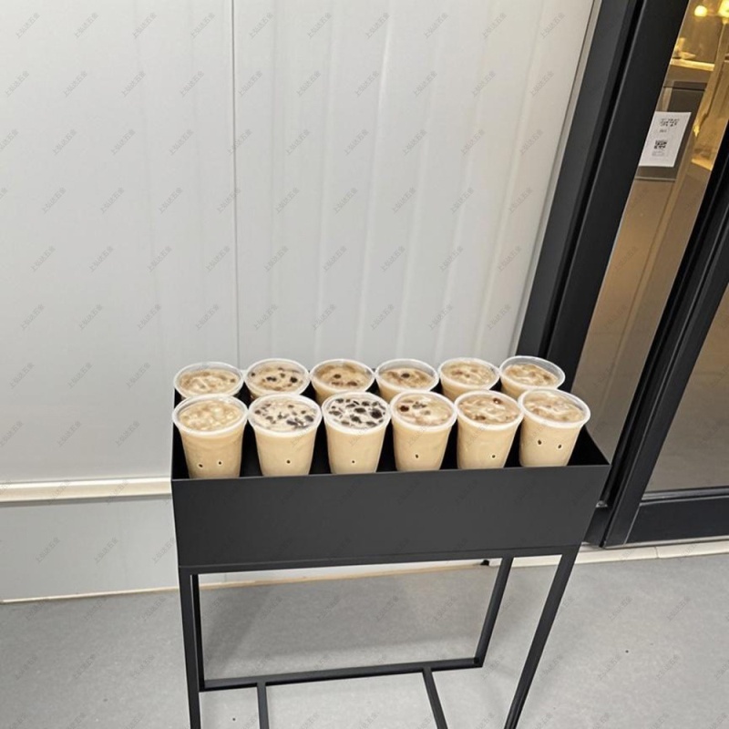 铁艺奶茶架饮料杯架  奶茶店咖啡店用 工厂现货发售 可DIY