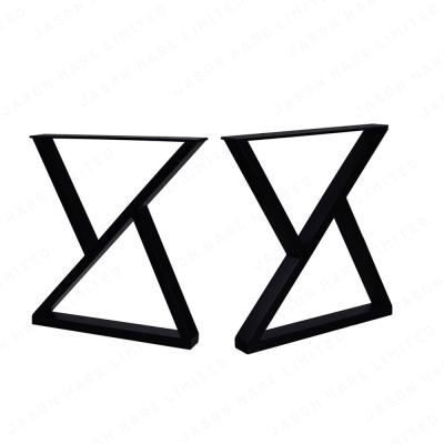 X型铁艺桌腿 支架办公桌脚 大板桌架 脚架 简易餐桌脚 茶几桌腿