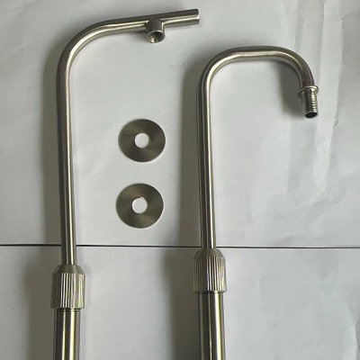 定制弯管落地灯电镀扫沙工艺融蜡灯香薰台灯伸缩管支撑杆弯管加工