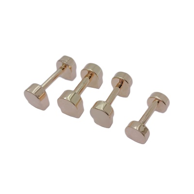 化妆盒珠宝盒浅金色合金小拉手   箱包拱桥扣