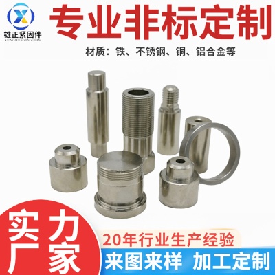 非标定做异形螺丝 铝铜铁件304不锈钢螺母螺柱 数控车床加工定制