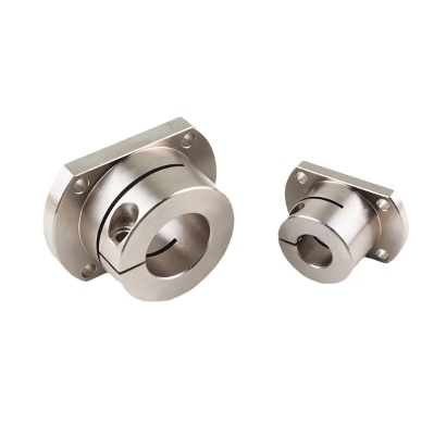 304/316不锈钢法兰盘法兰支座 钢制镀镍开口型法兰光轴固定座